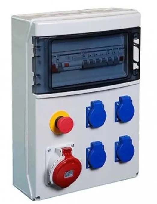 Exemple de coffret électrique de chantier