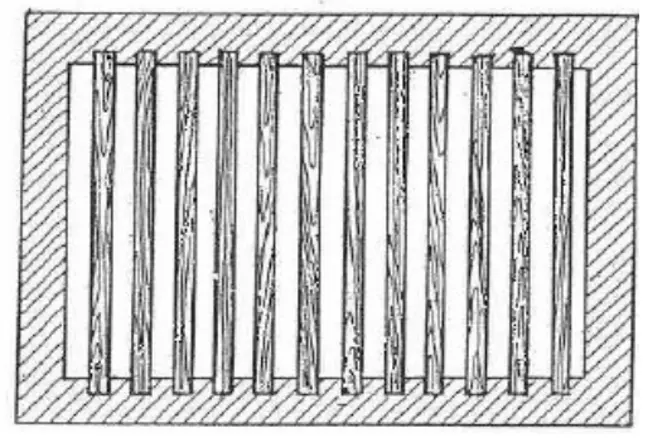Plancher bois à travure simple