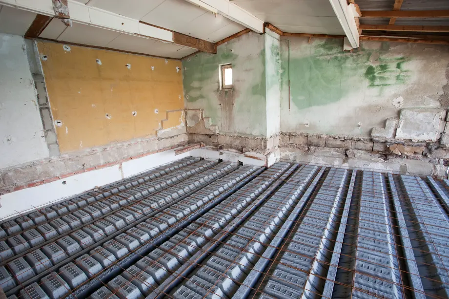 Plancher en poutrelles et hourdis béton