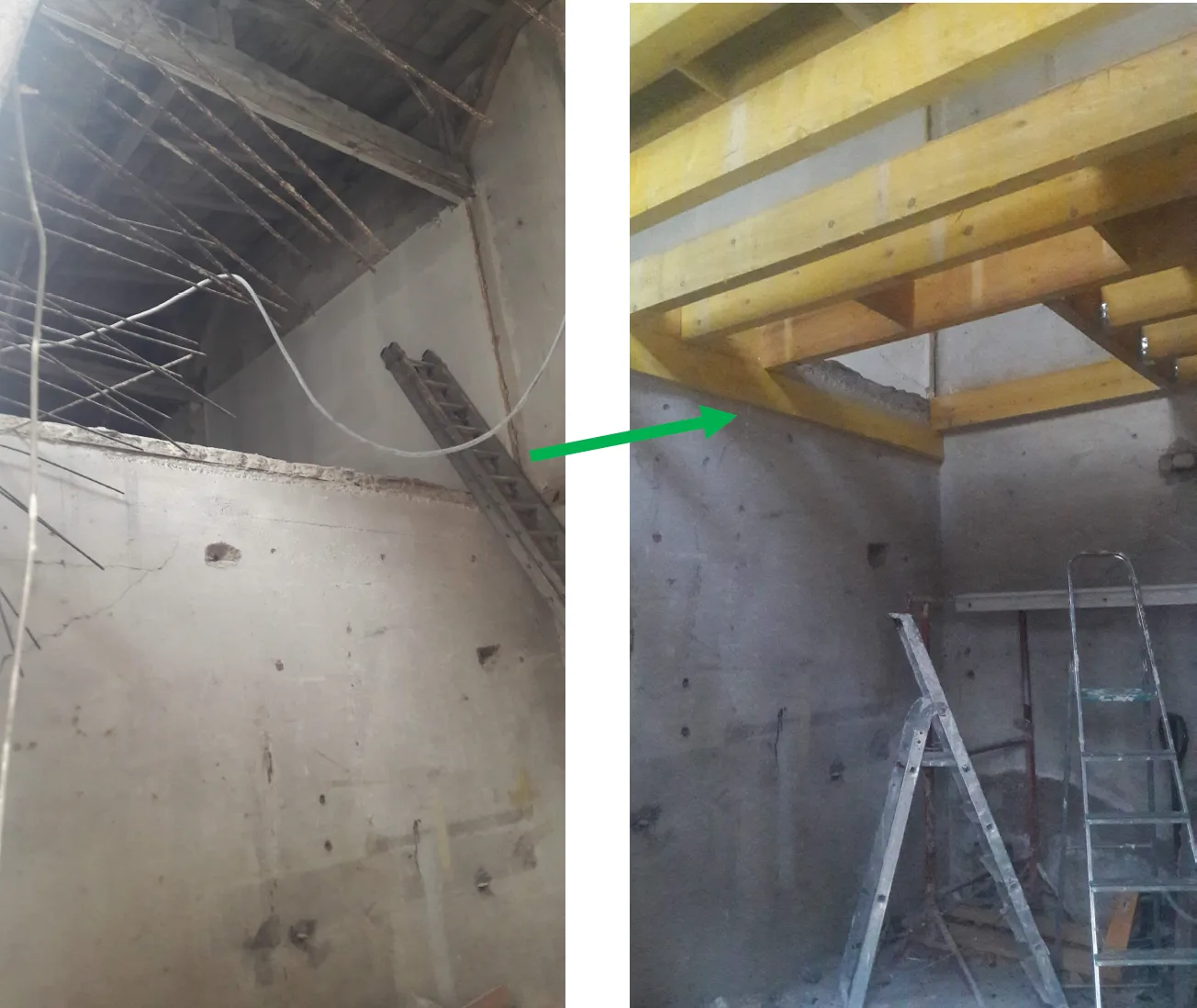 Remplacement d’un plancher bois et de ses solives