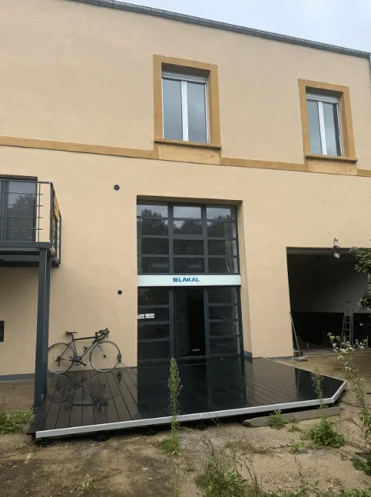 Façade arrière après le ravalement