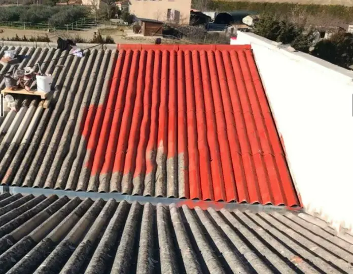 Peinture encapsulante pour amiante-ciment