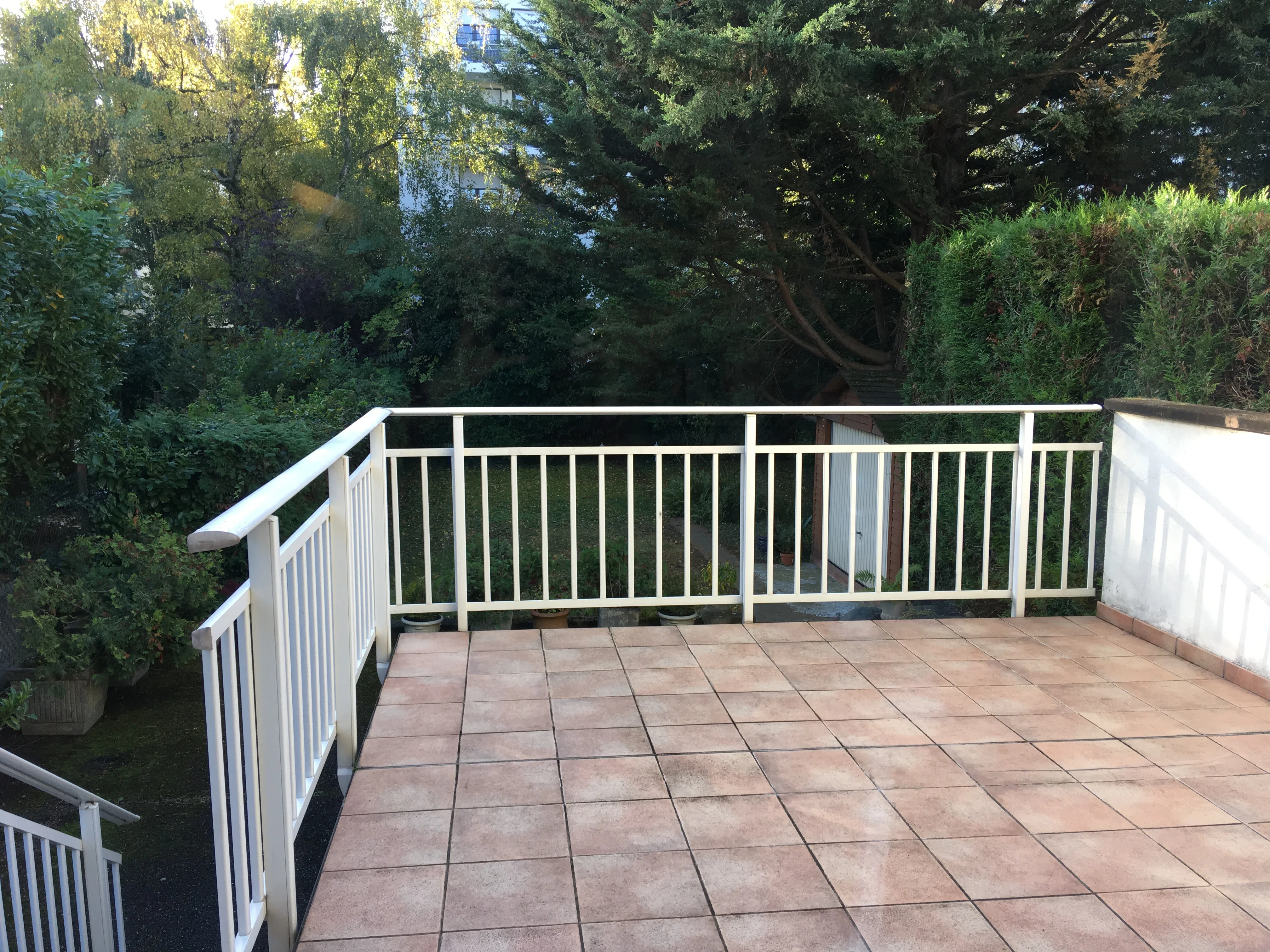 Terrasse carrelée avant les travaux d’étanchéité