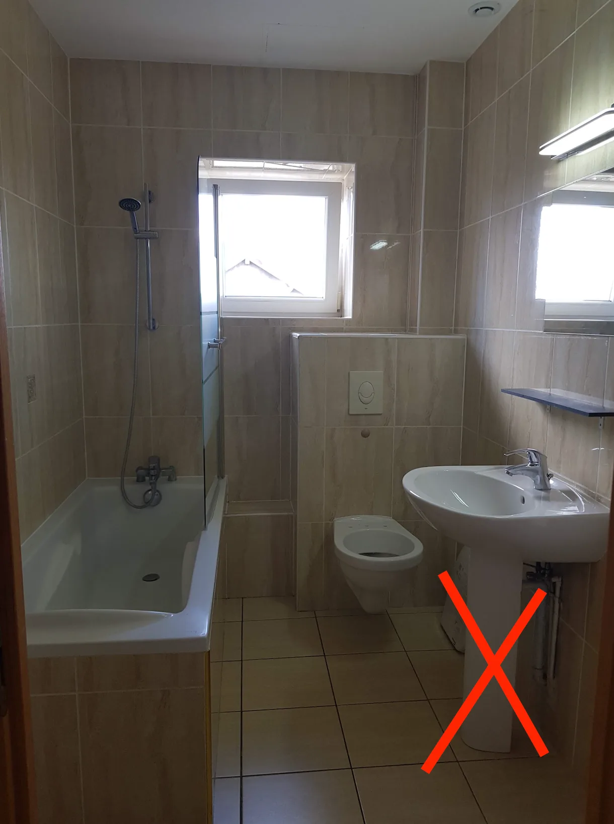 Lavabo seul sans meuble : on oublie ! ❌
