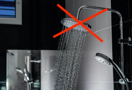 Tête de douche à éviter dans le locatif