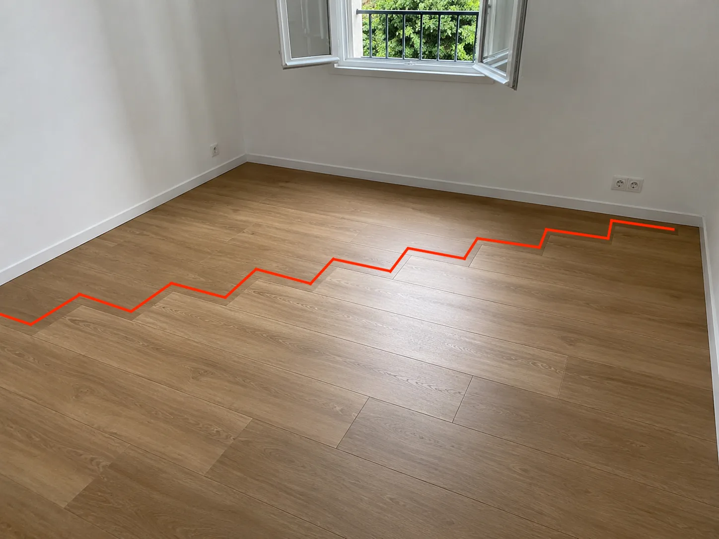 Exemple pose escalier