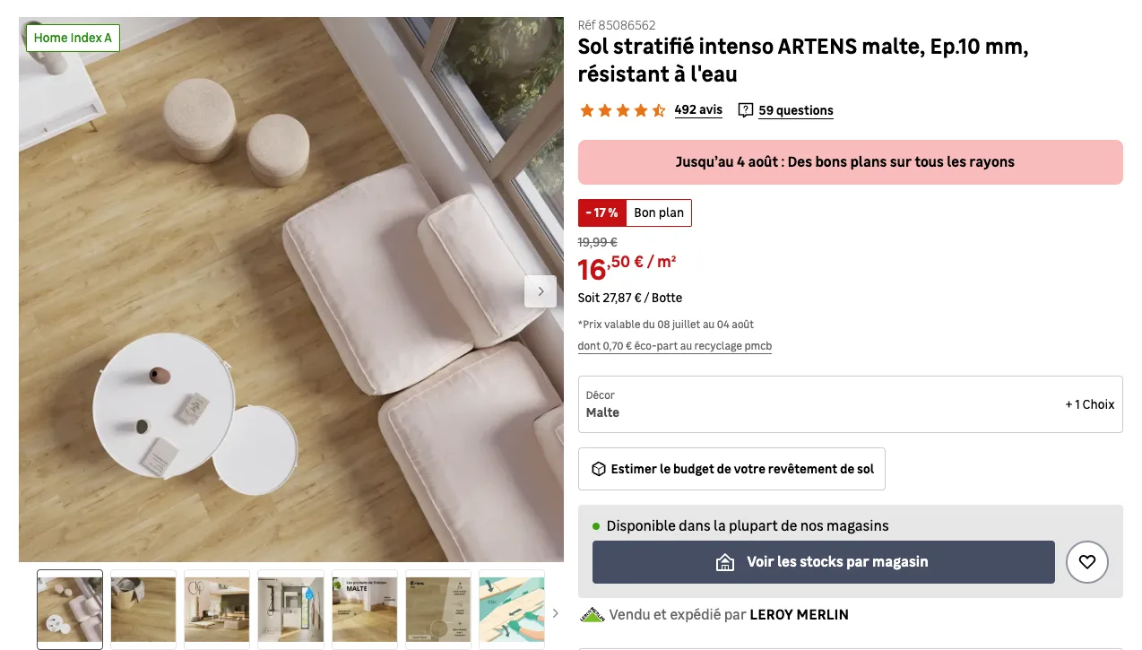 Stratifié ARTENS malte